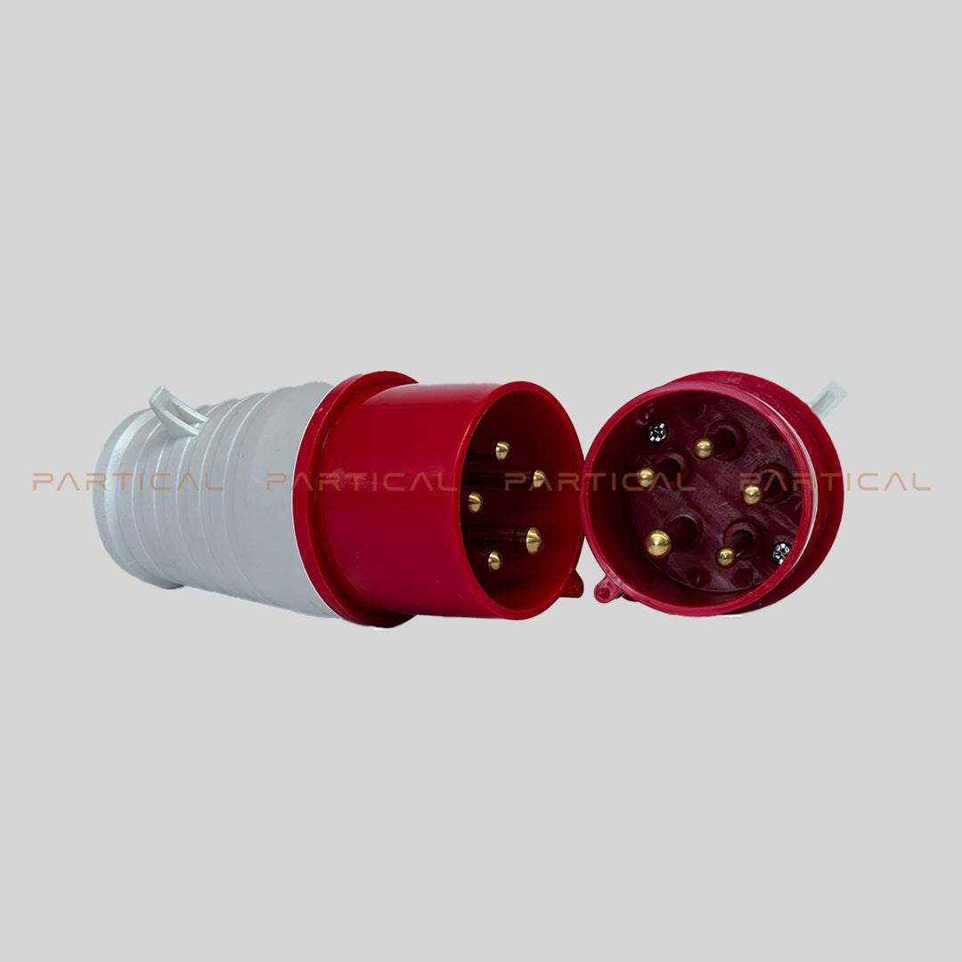 3 Phase 5 Pin Plug L1 L2 L3 N E 32Amp