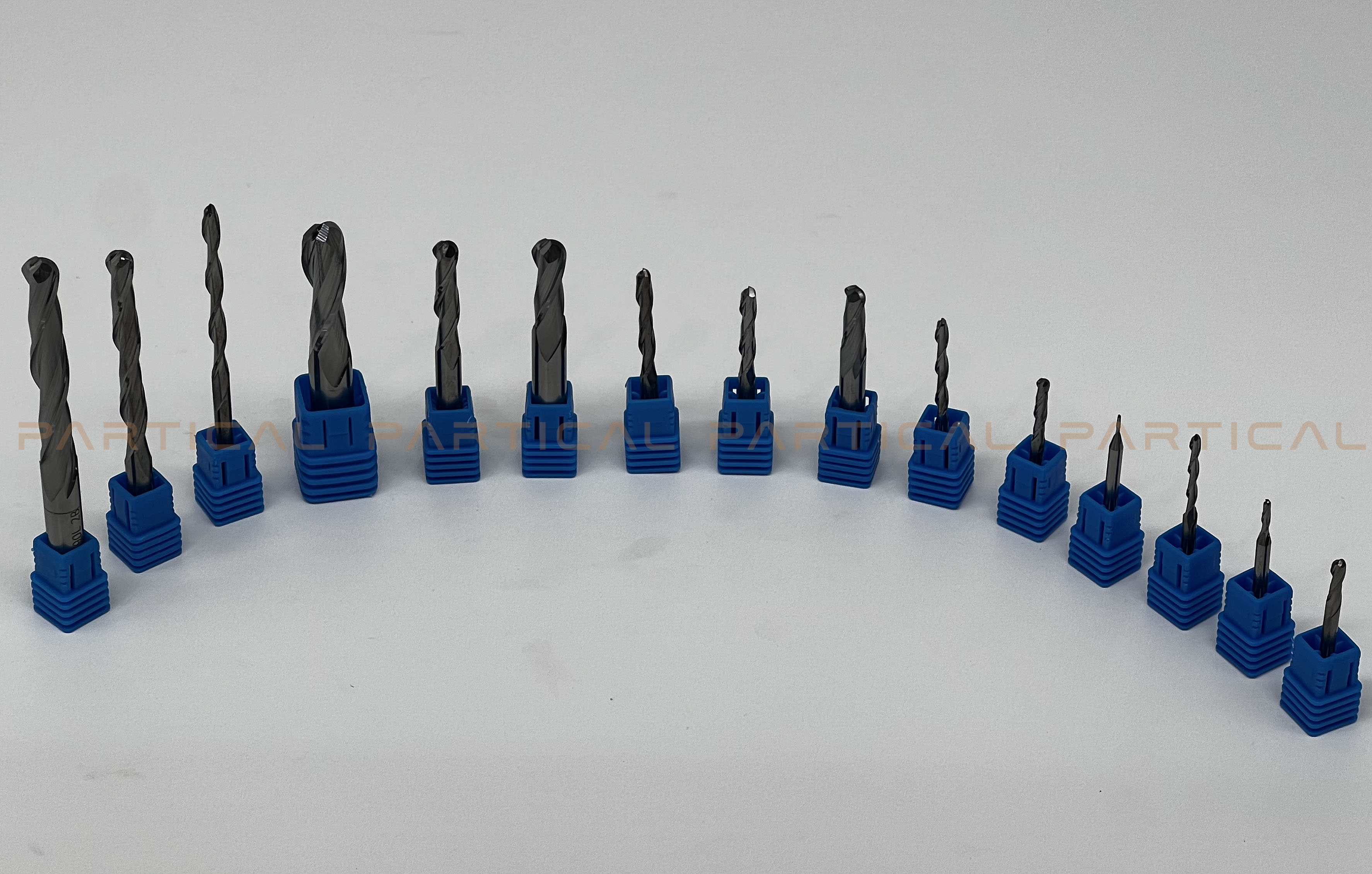 HRC45 Solid Carbide Ball Nose End Mill CNC Drilling Bits