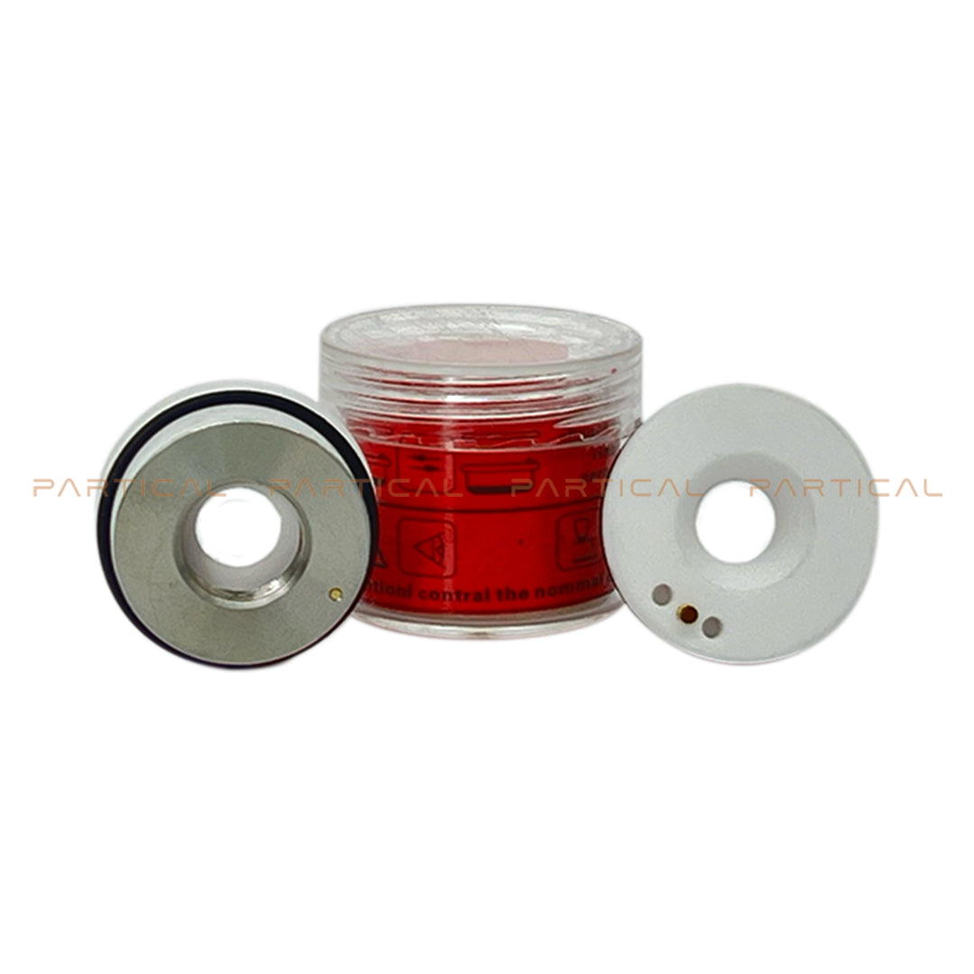 Ceramic nozzle holder for fiber laser heads. Capacitance Sensor;
