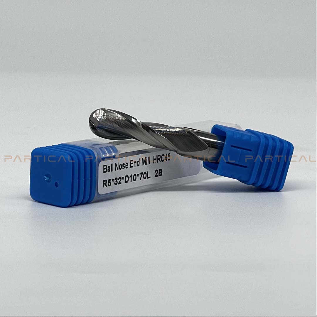 HRC45 Solid Carbide Ball Nose End Mill CNC Drilling Bits