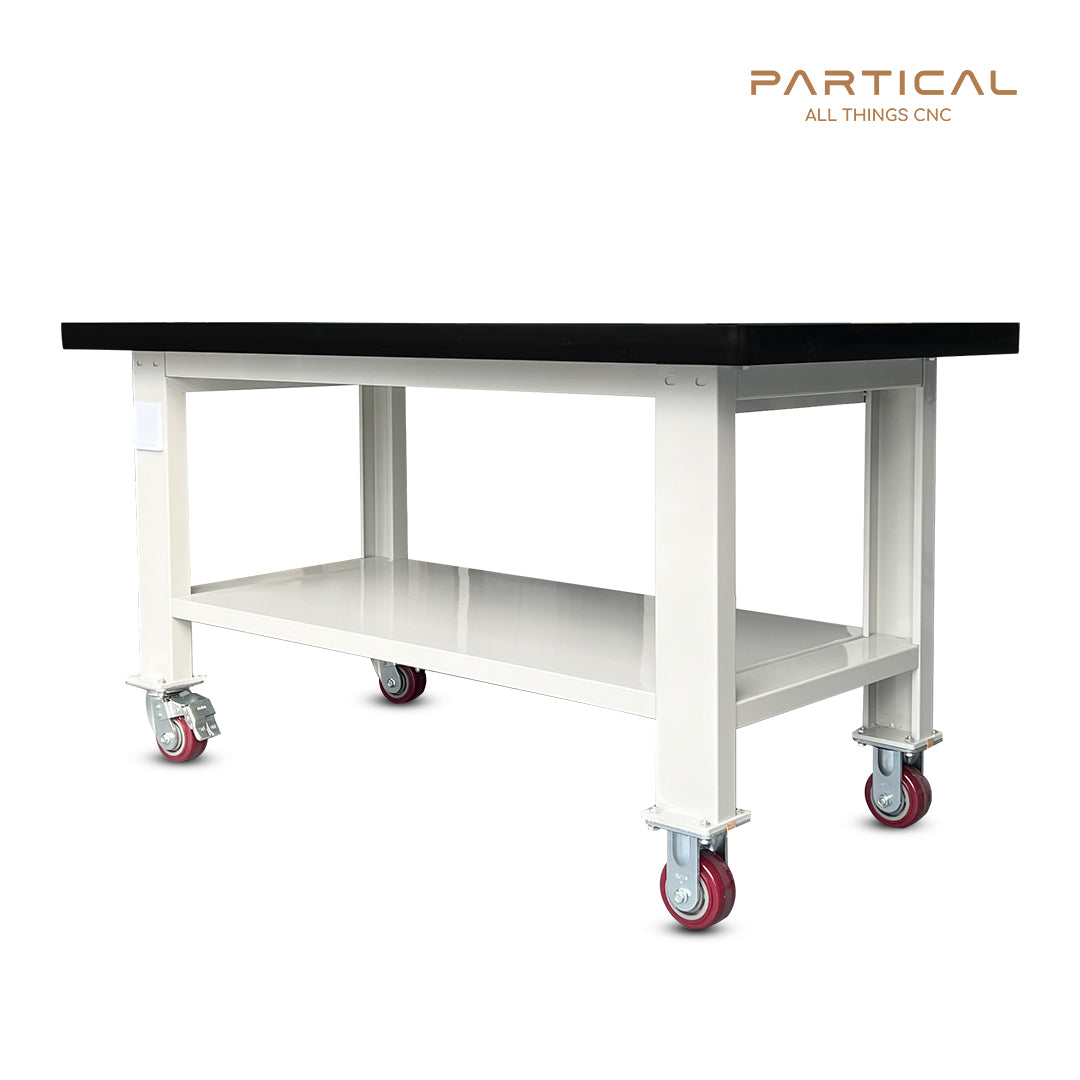 WORKSHOP TROLLEY BENCH TABLE ON CASTERS 400KG LOAD