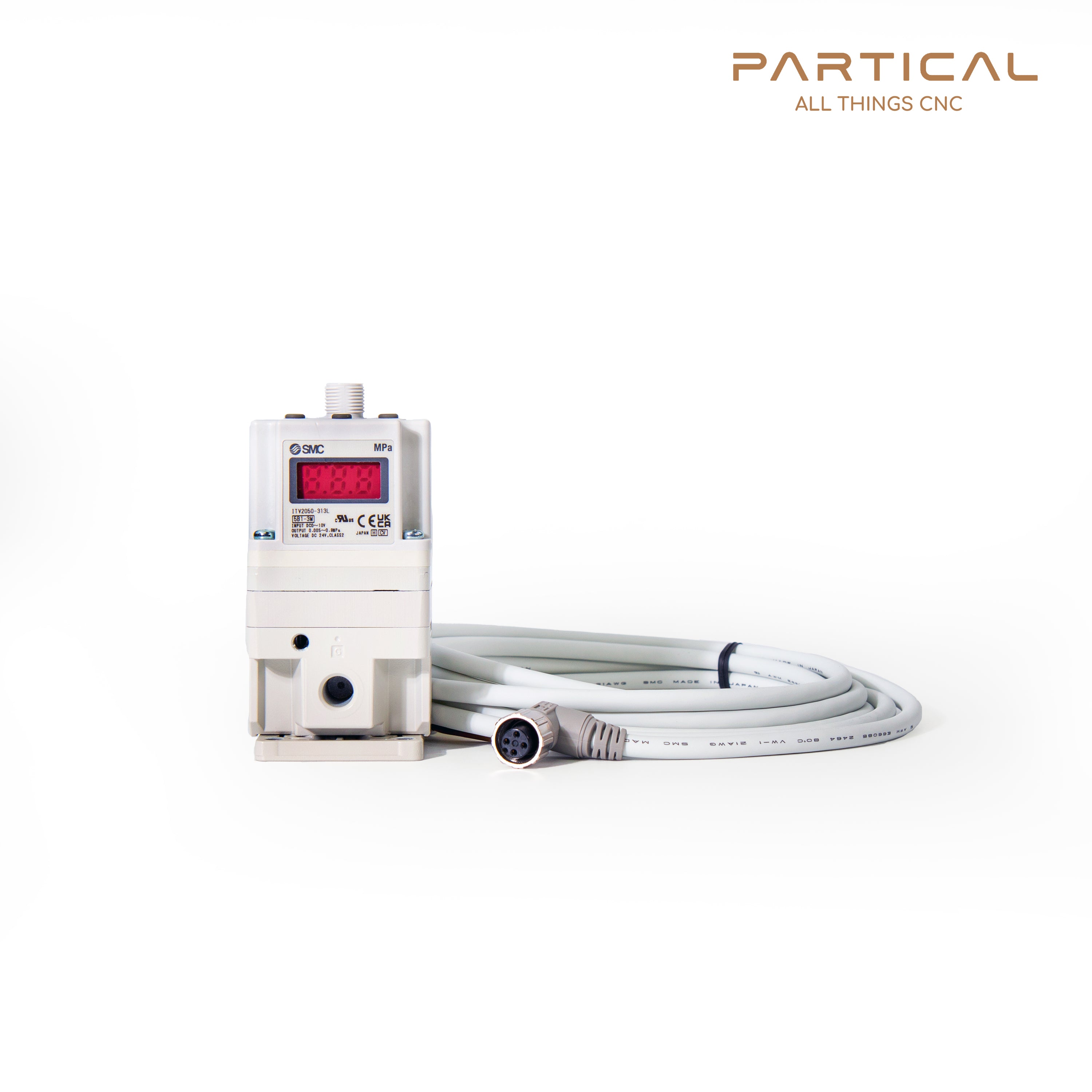 SMC Digital Pressure Switch with Cable ITV2050 313L – Precision CNC Air Control