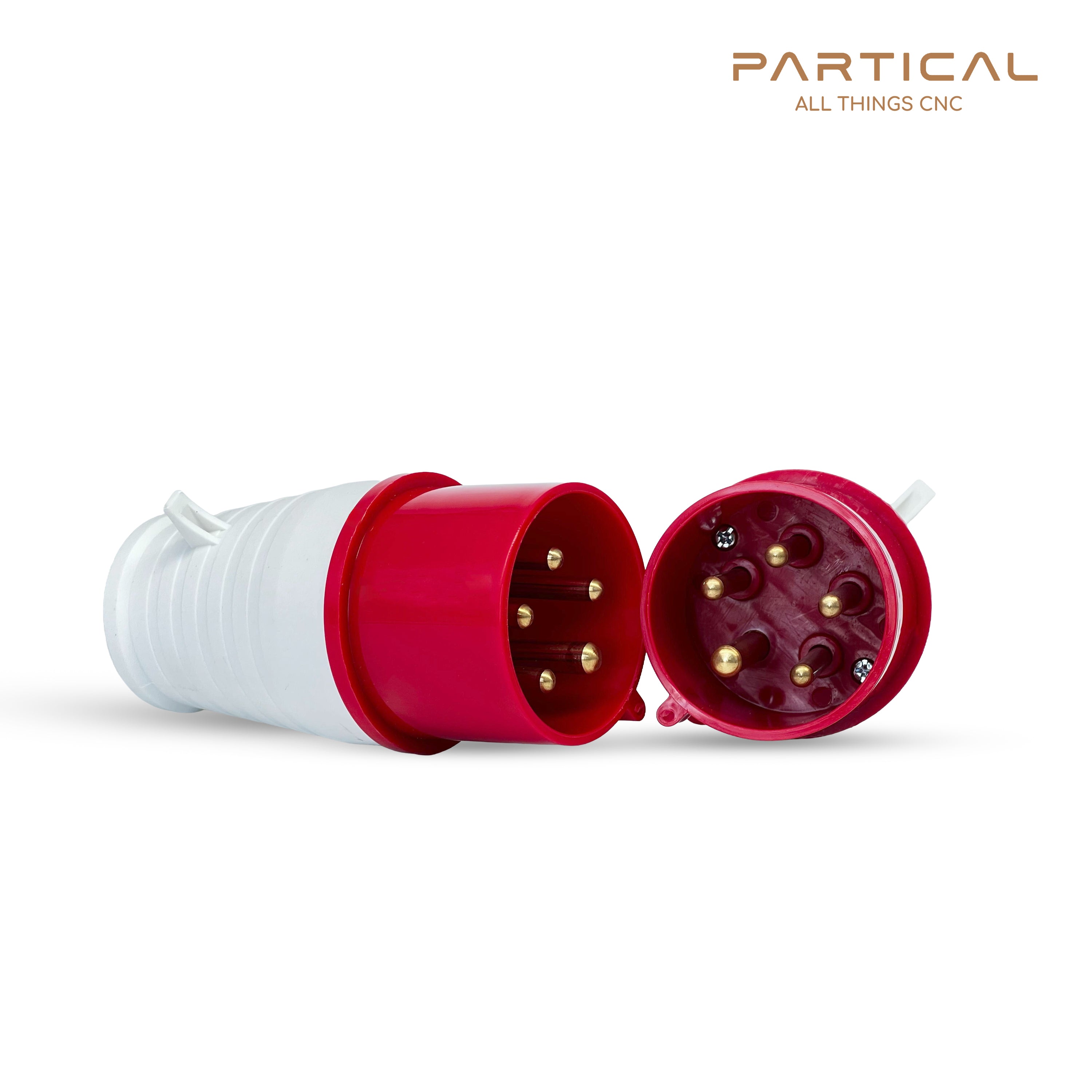 3 Phase 5 Pin Plug L1 L2 L3 N E 32Amp – PARTICAL