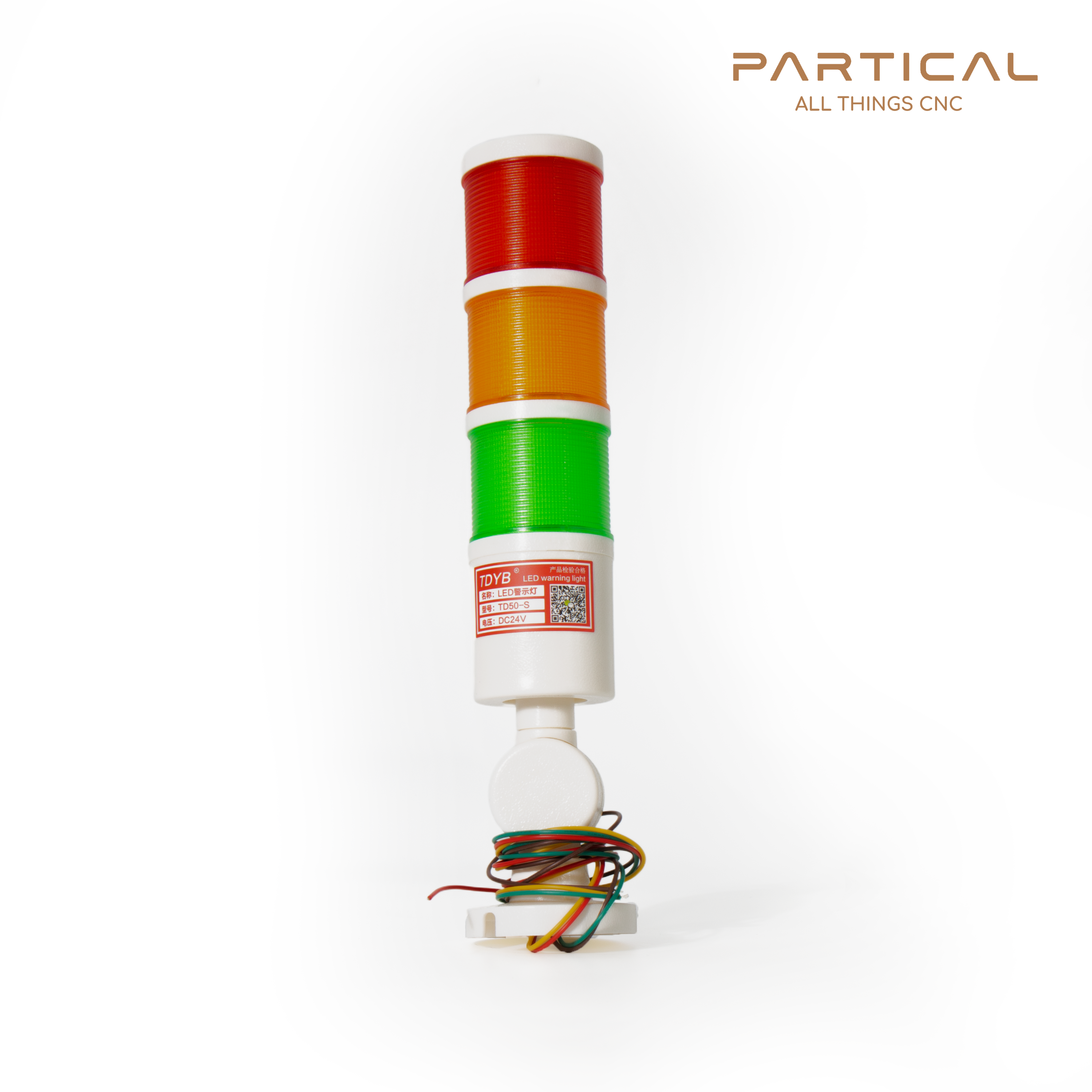 Colorless Project Status Lamp MACHINE STATUS LIGHT GREEN/ORANGE/RED – PARTICAL