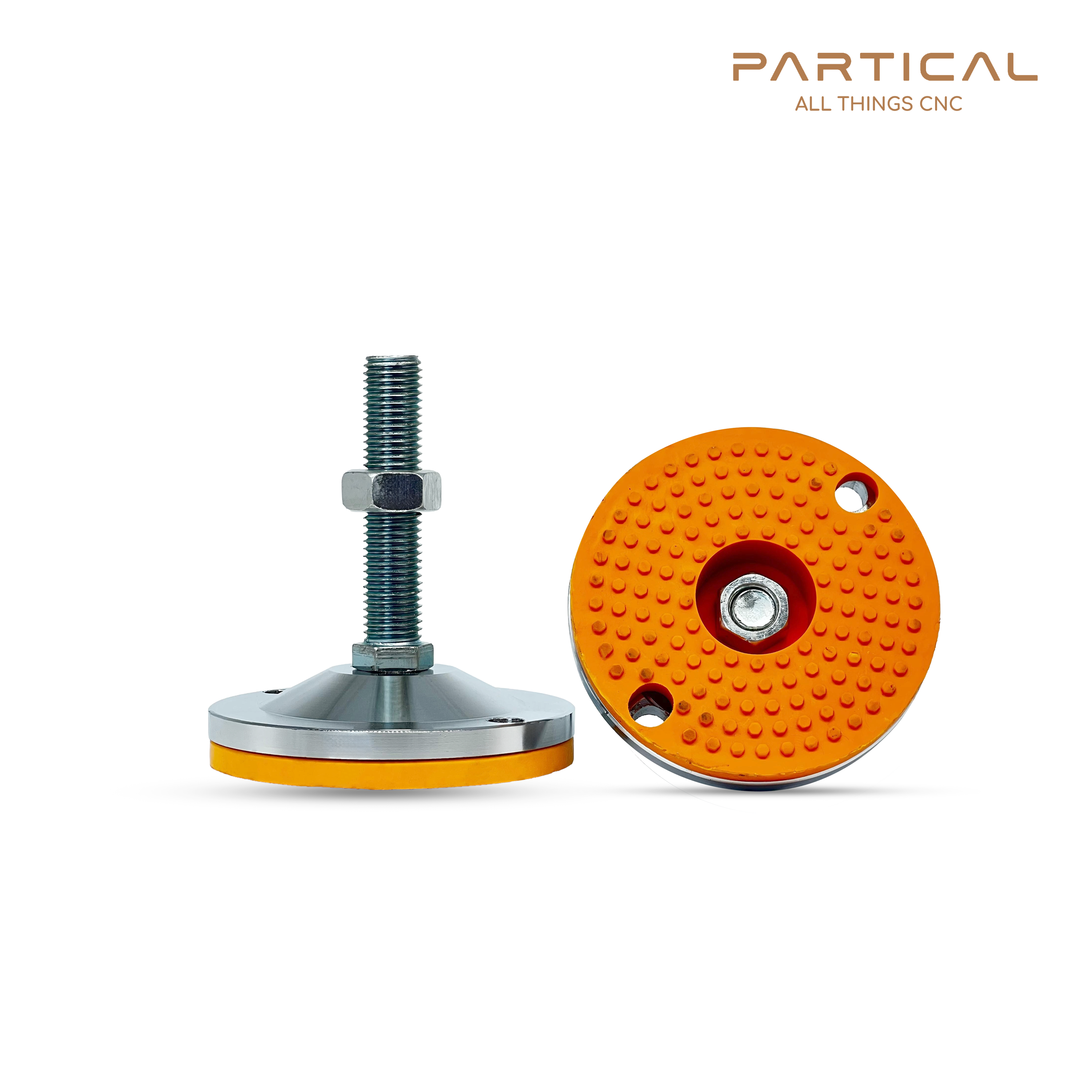 MACHINE LEG WITH RUBBER BUFFER M14 THREAD