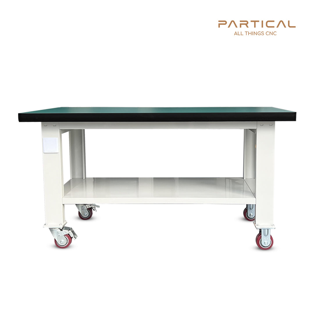 WORKSHOP TROLLEY BENCH TABLE ON CASTERS 400KG LOAD